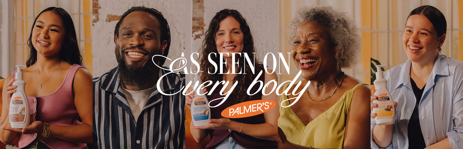 Palmer's Body Oils on tray in bathroom