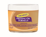 Pressing Oil Formula jar, 150 g, for hair protection and styling.