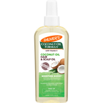 Palmer's Coconut Oil Formula hair and scalp oil bottle on a white background