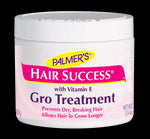 Palmer’s Gro Treatment jar for hair conditioning and growth.