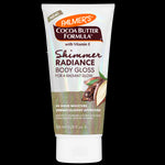 Palmer's Shimmer Radiance Body Gloss tube with moisturizing cocoa butter.