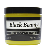 Black Beauty® Hair Conditioner in a 5.3 oz yellow jar.