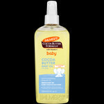 Palmer’s Cocoa Butter Baby Oil bottle with pump top and elephant label.
