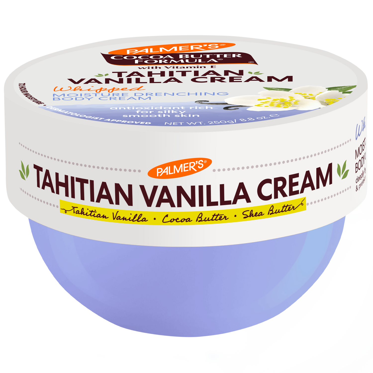 Tahitian Vanilla Moisture Drenching Whipped Body Cream jar.