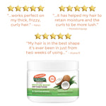 Palmer’s Moisture Boost Deep Conditioner tub with customer praise.