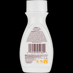 Back of Raw Shea Nourish Body Lotion bottle with ingredients and warnings.