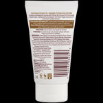 Back of Coconut Hydrate Hand Cream tube, highlighting paraben-free, fair-trade ingredients.