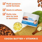 Original Solid Jar with vitamin E capsules, cocoa beans, and leaf.