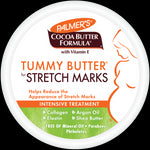 Palmer’s Mommy To Be Kit Tummy Butter label showcasing key ingredients.