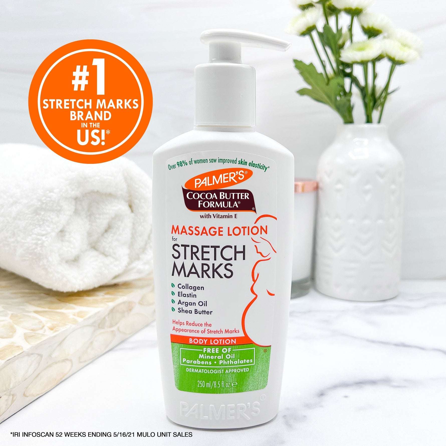 Palmer's Cocoa Butter Formula Mommy to Be Kit lotion bottle.