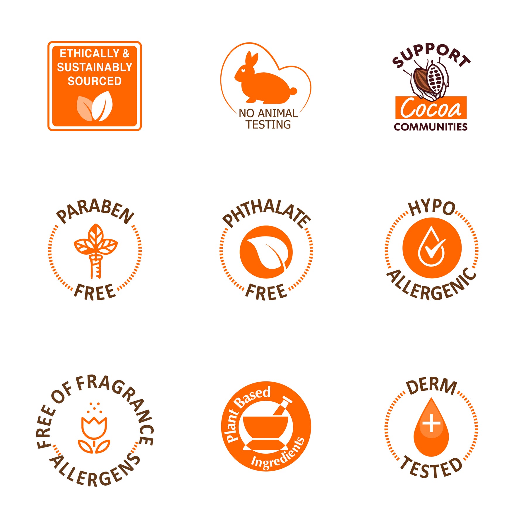 Mommy To Be Kit with ethical and clean-cosmetic badges.