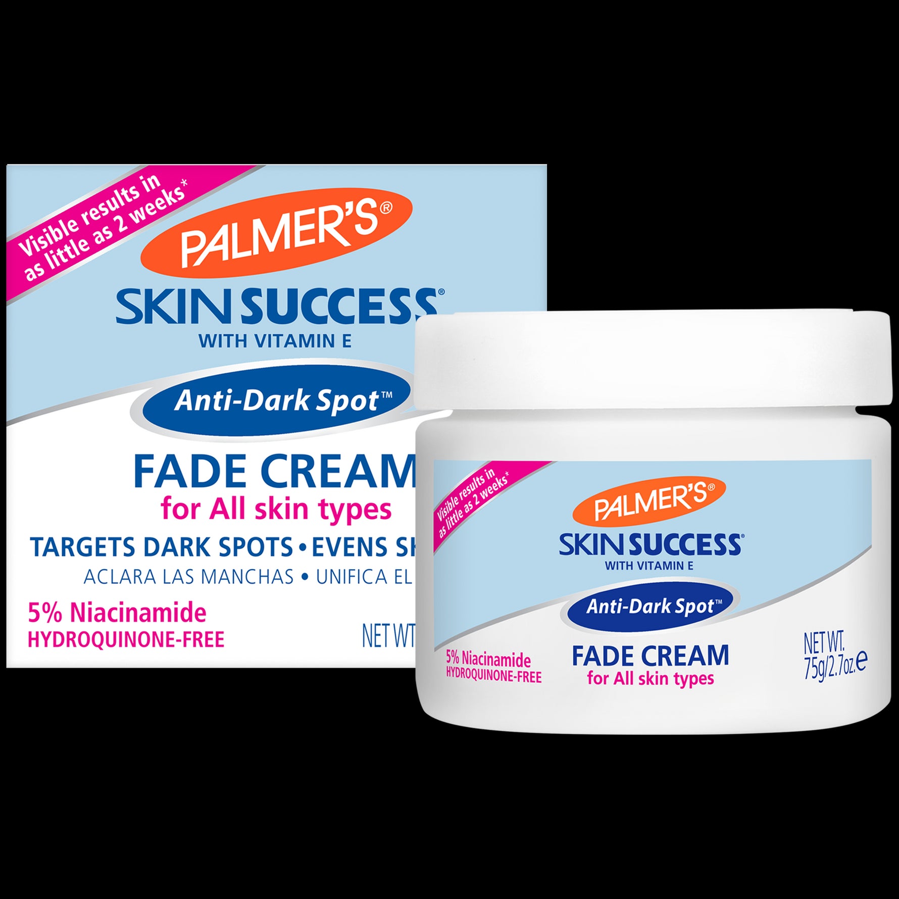Skin Success Bundle: Palmer’s Fade Cream, anti-dark spot, 5% niacinamide.