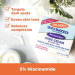 Anti-Dark Spot Fade Cream for Oily Skin with Vitamin E and Niacinamide.