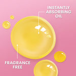 Vitamin E Body Oil absorbs quickly, fragrance-free.