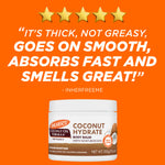 Coconut Hydrate Body Balm with five-star rating and customer testimonial.