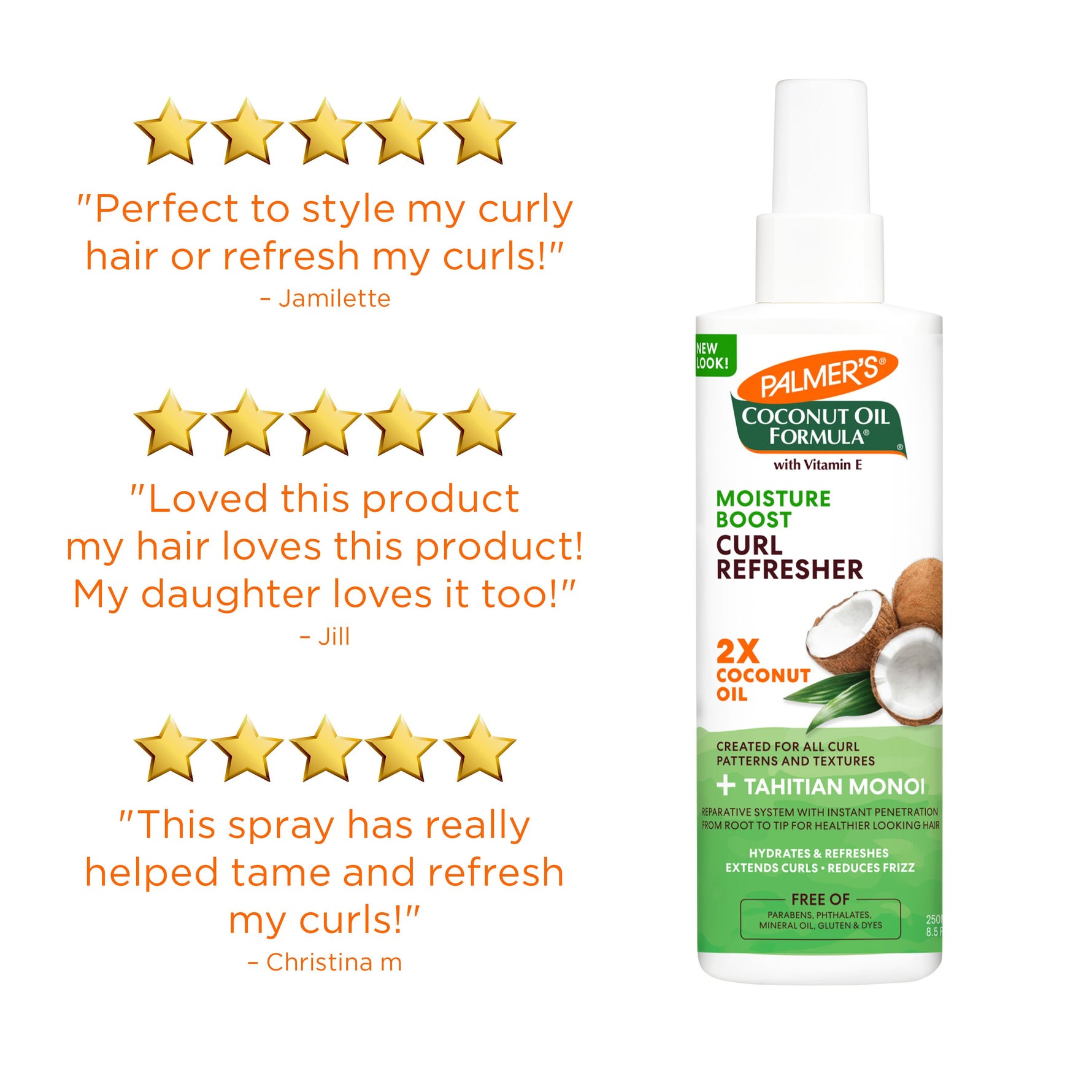 palmer coconut oil spray Palmer's Coconut Oil Formula Moisture Boost Curl and Scalp Refresher
