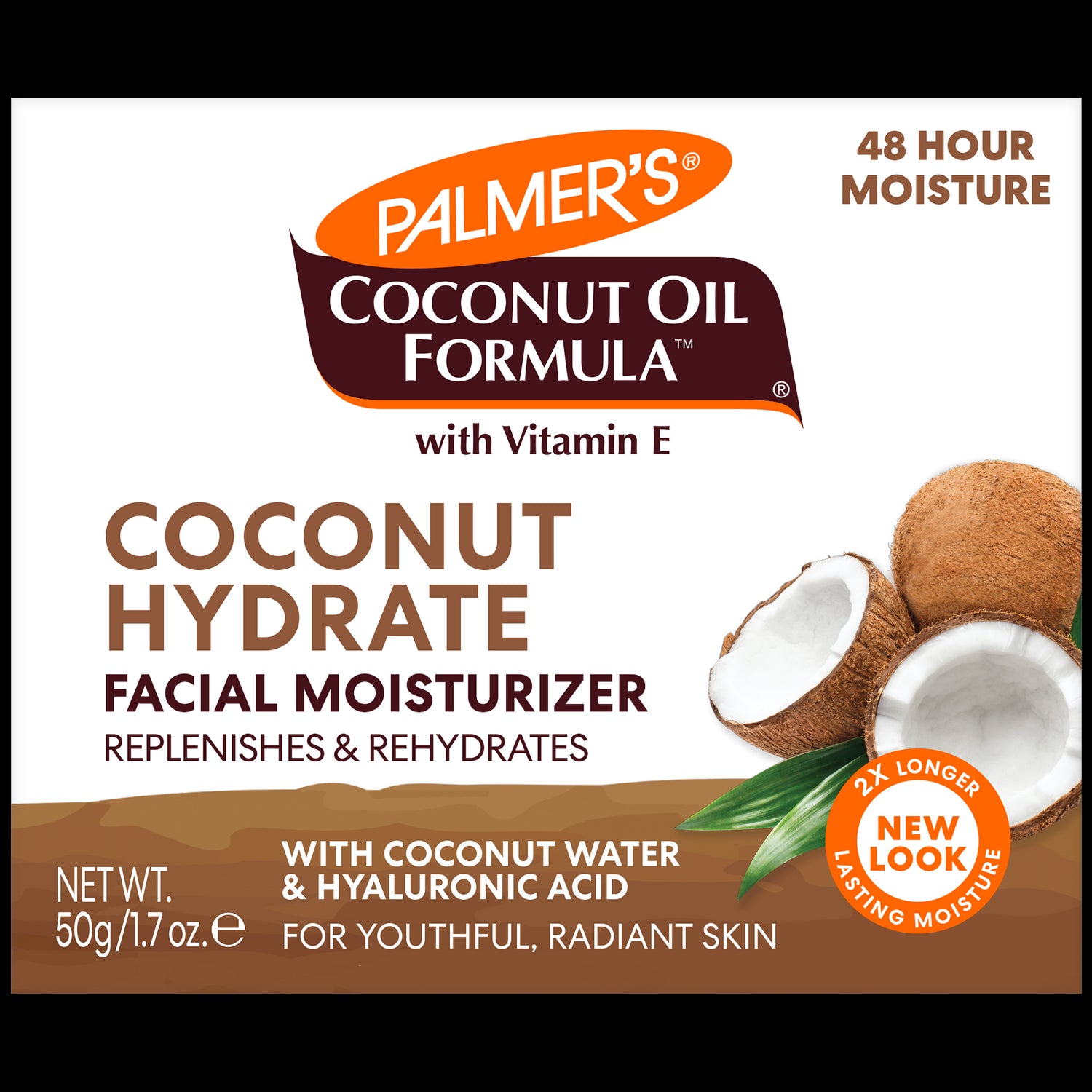 Coconut Hydrate Facial Moisturizer with coconut water and hyaluronic acid.