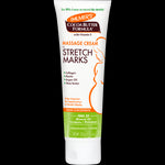 Cocoa Butter Massage Cream for Stretch Marks tube with key ingredients.