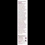Cocoa Butter Massage Cream label detailing ingredients and manufacturer.