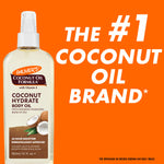 Palmer’s Coconut Hydrate Body Oil bottle with pump top, dermatologist-approved.
