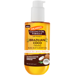 Palmer's Coconut Oil Formula Brazilian Coco Firming Bum, Bust & Body Oil bottle on a white background