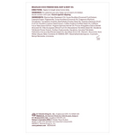 Product label with text and branding on a white background