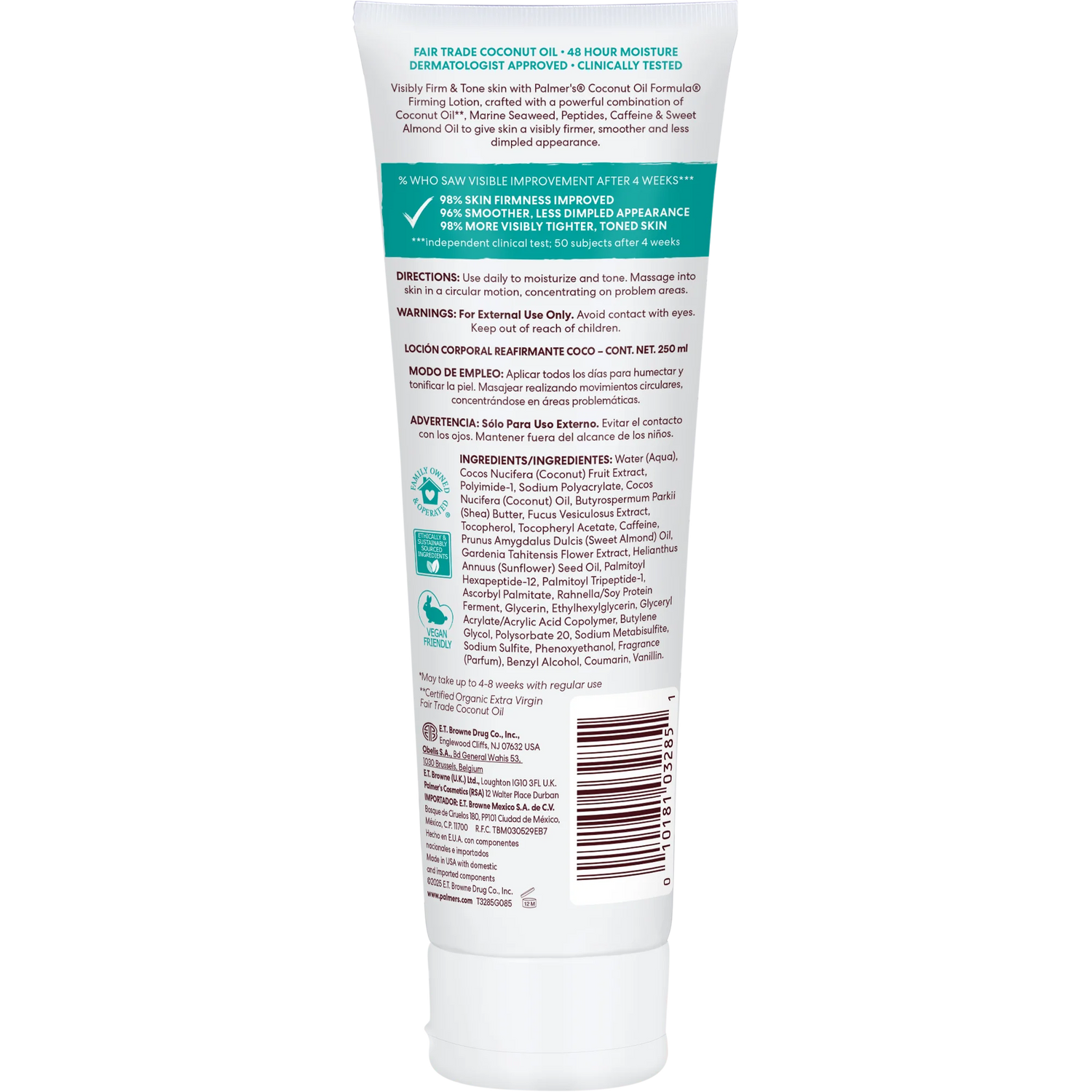 Coconut Firms Firming Body Lotion