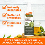 Palmer’s Olive Oil Leave-In Conditioner with extra virgin olive oil benefits.