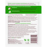 Back of a Palmer's Coconut Oil Formula product packaging with text and green accents.