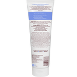 Back view of a tube of Palmer's Tahitian Vanilla shampoo with text and ingredients listed on a white background