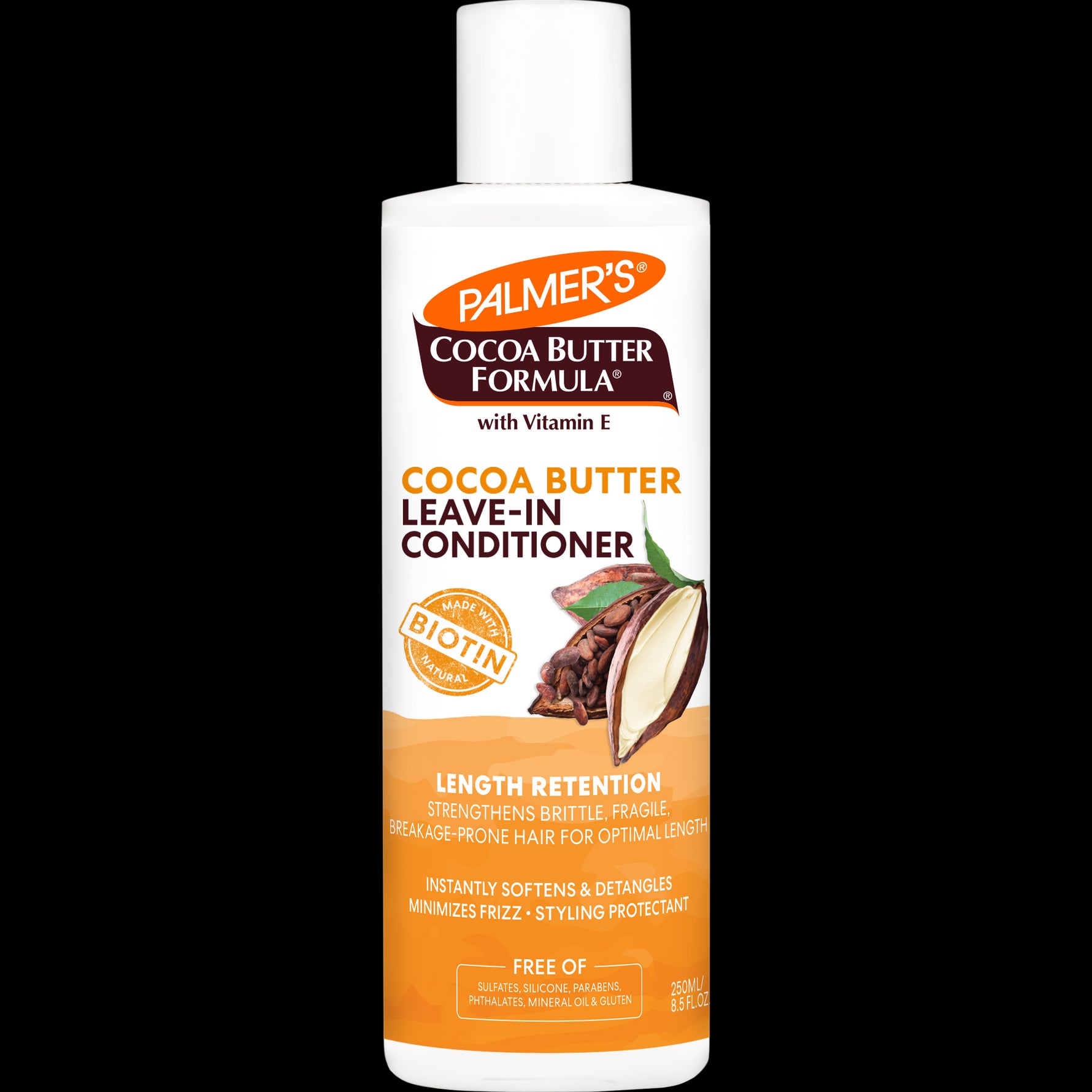 Cocoa Butter Hair Care Bundle: Palmer’s Leave-In Conditioner bottle with benefits.