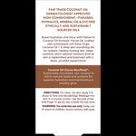 Palmer’s Coconut Hydrate Facial Oil bottle with usage directions.