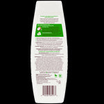 Coconut Oil Shampoo back label detailing ingredients and usage instructions.