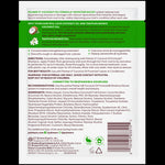 Coconut Oil Protein Pack back panel detailing benefits, usage, and ingredients.