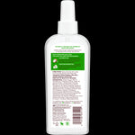 Coconut Oil Strong Roots Spray back label with instructions and ingredients.