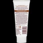Coconut Oil Facial Care Bundle squeeze-tube back label with instructions.