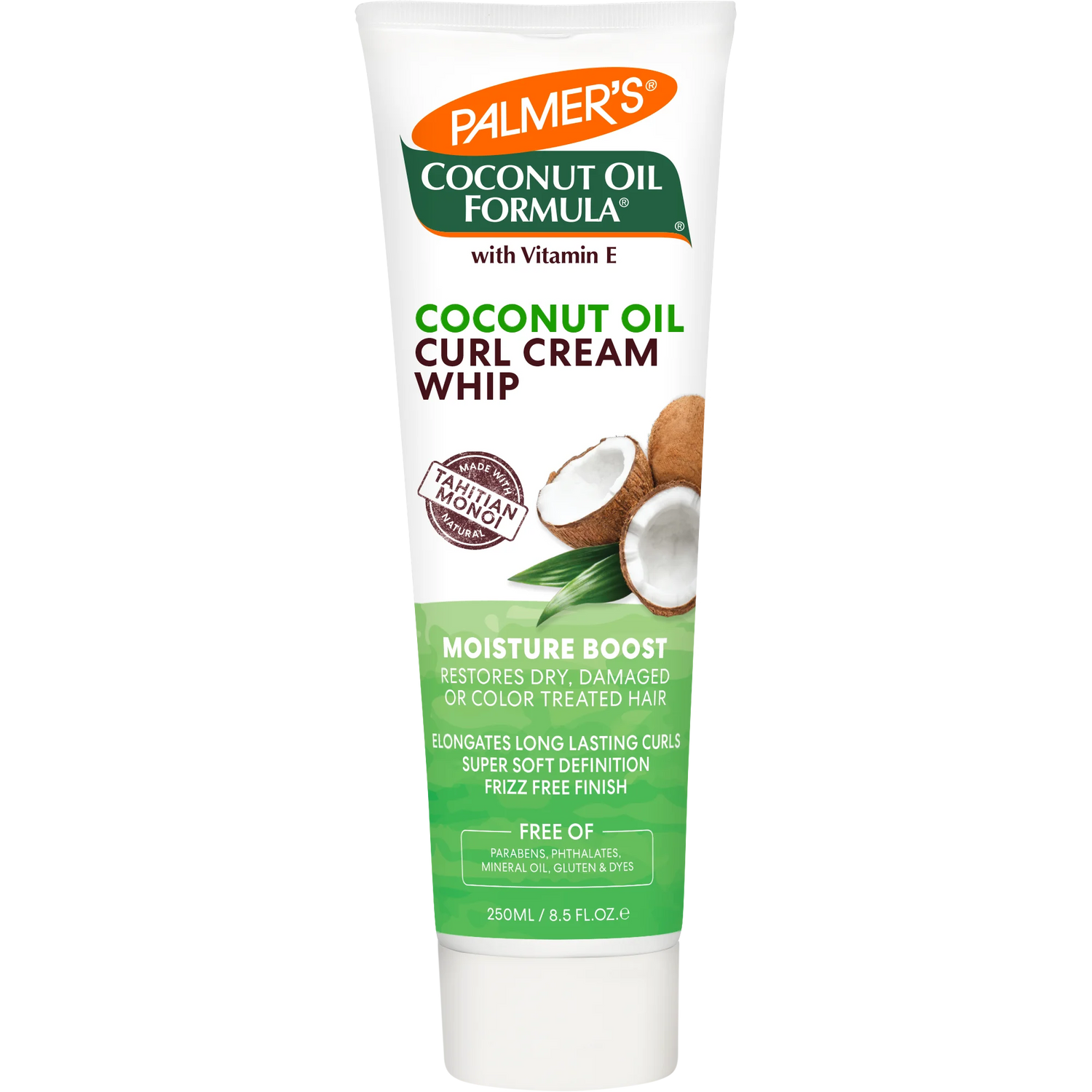  Palmer's Coconut Oil Formula Curl Cream Whip tube on a white background