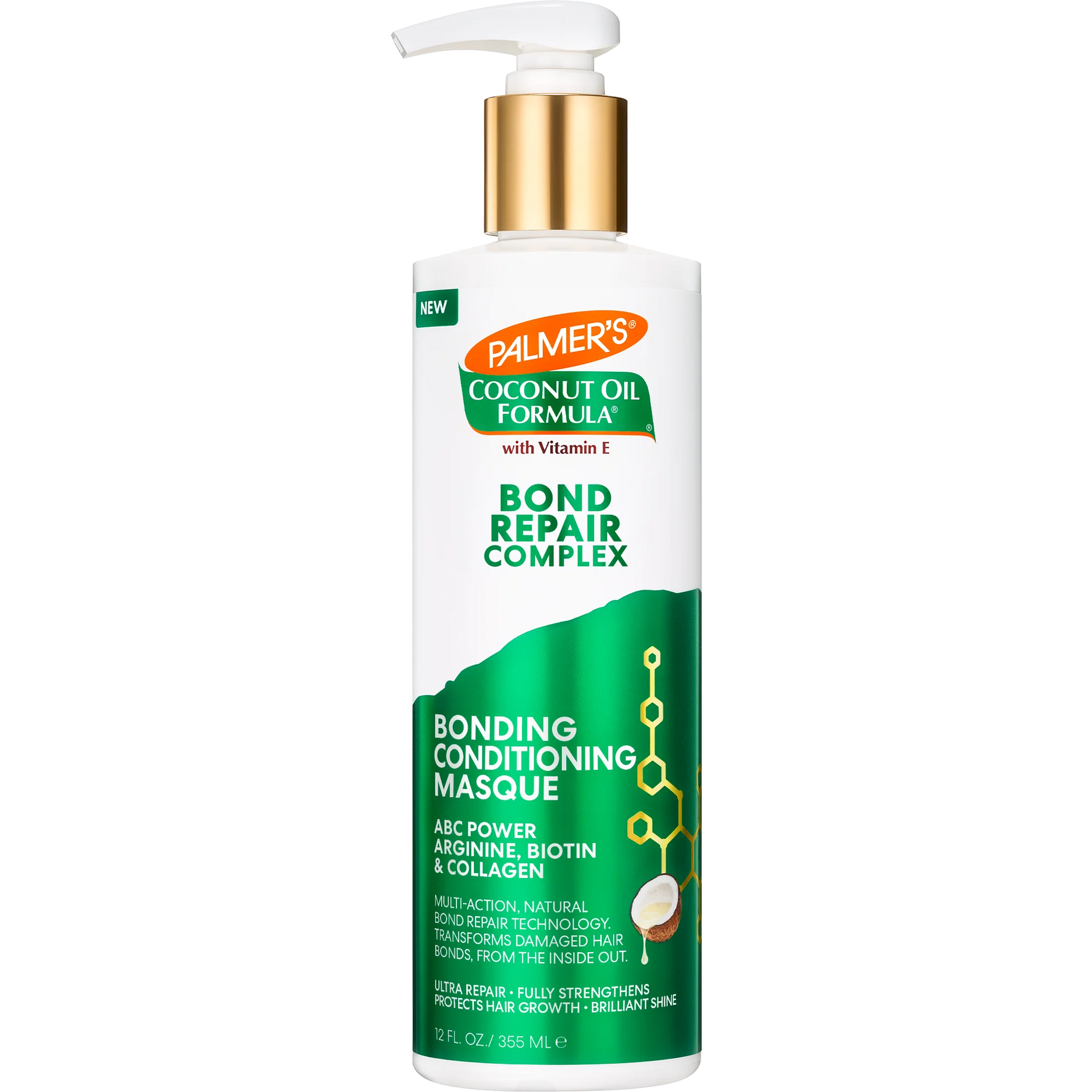 Palmer's Coconut Oil Formula Bond Repair Complex bottle on a white background