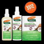 Coconut Oil Hair Care Bundle: Three moisture-boosting Palmer’s hair-care products.