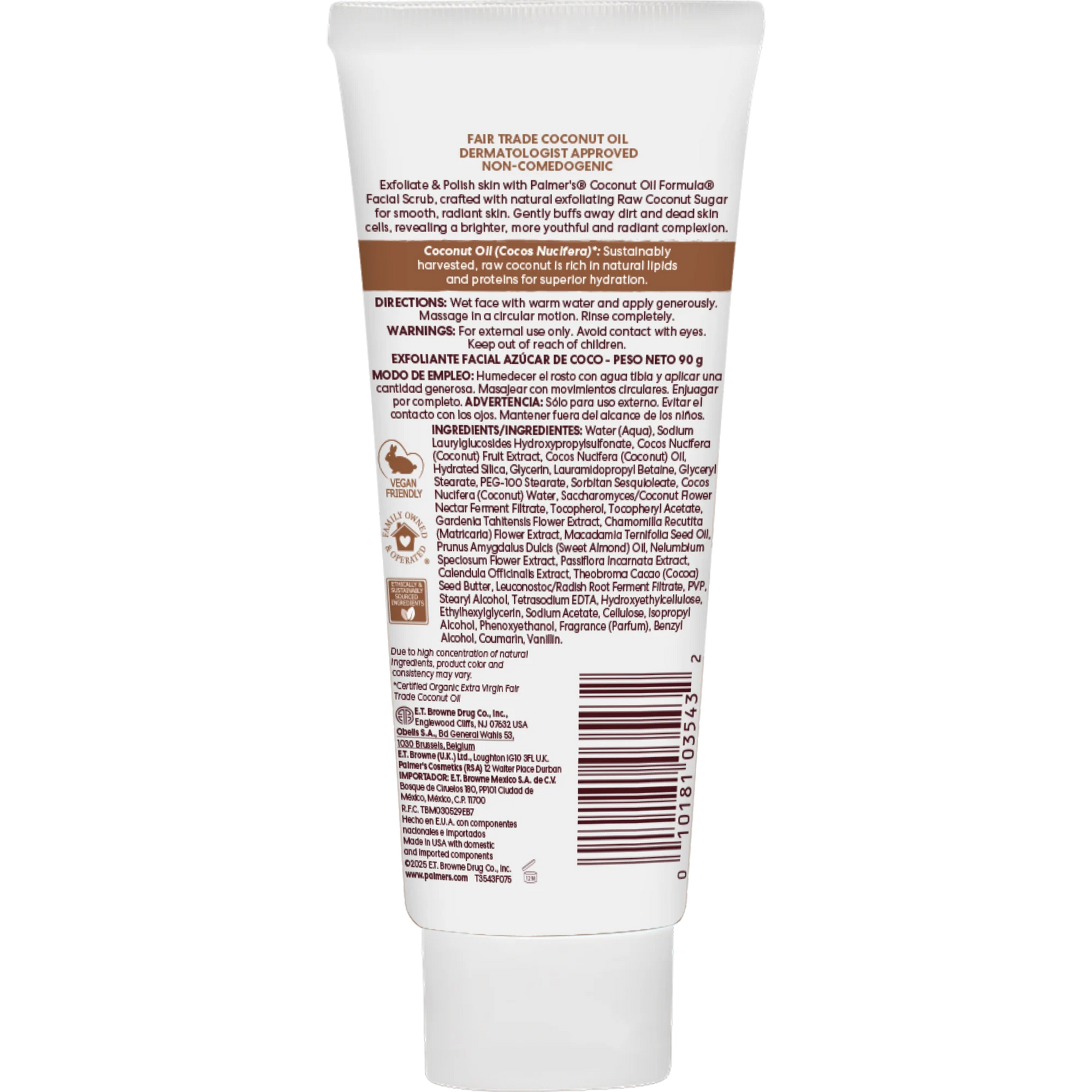 palmer's coconut sugar face scrub Palmer's Coconut Oil Formula Coconut Sugar Facial Scrub