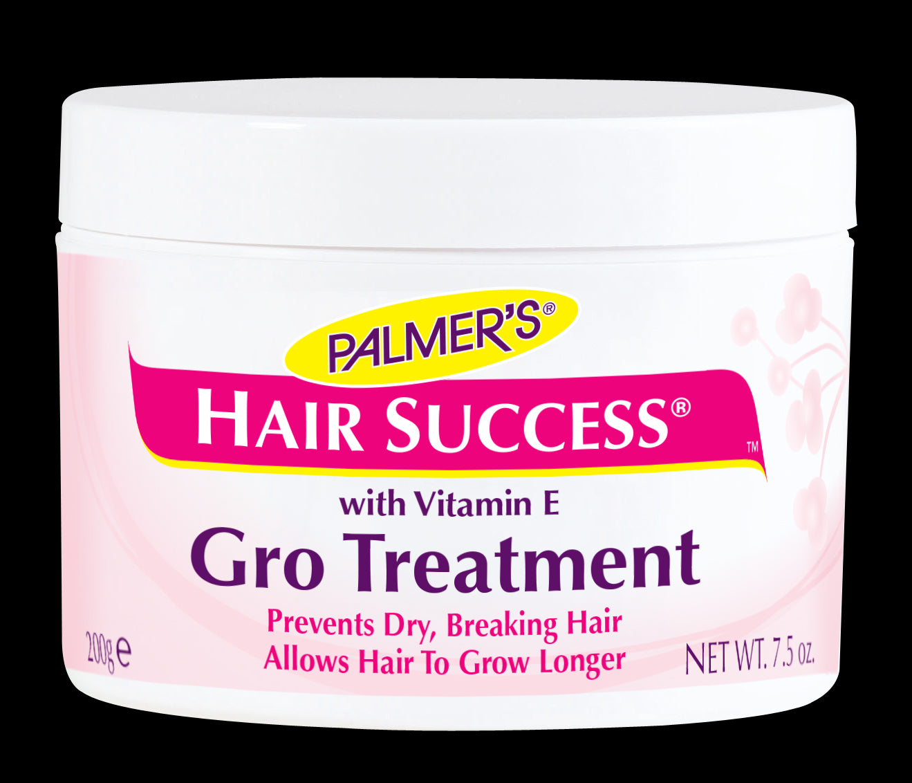 Palmer's Hair Success Gro Treatment jar, 200 g, prevents hair breakage.