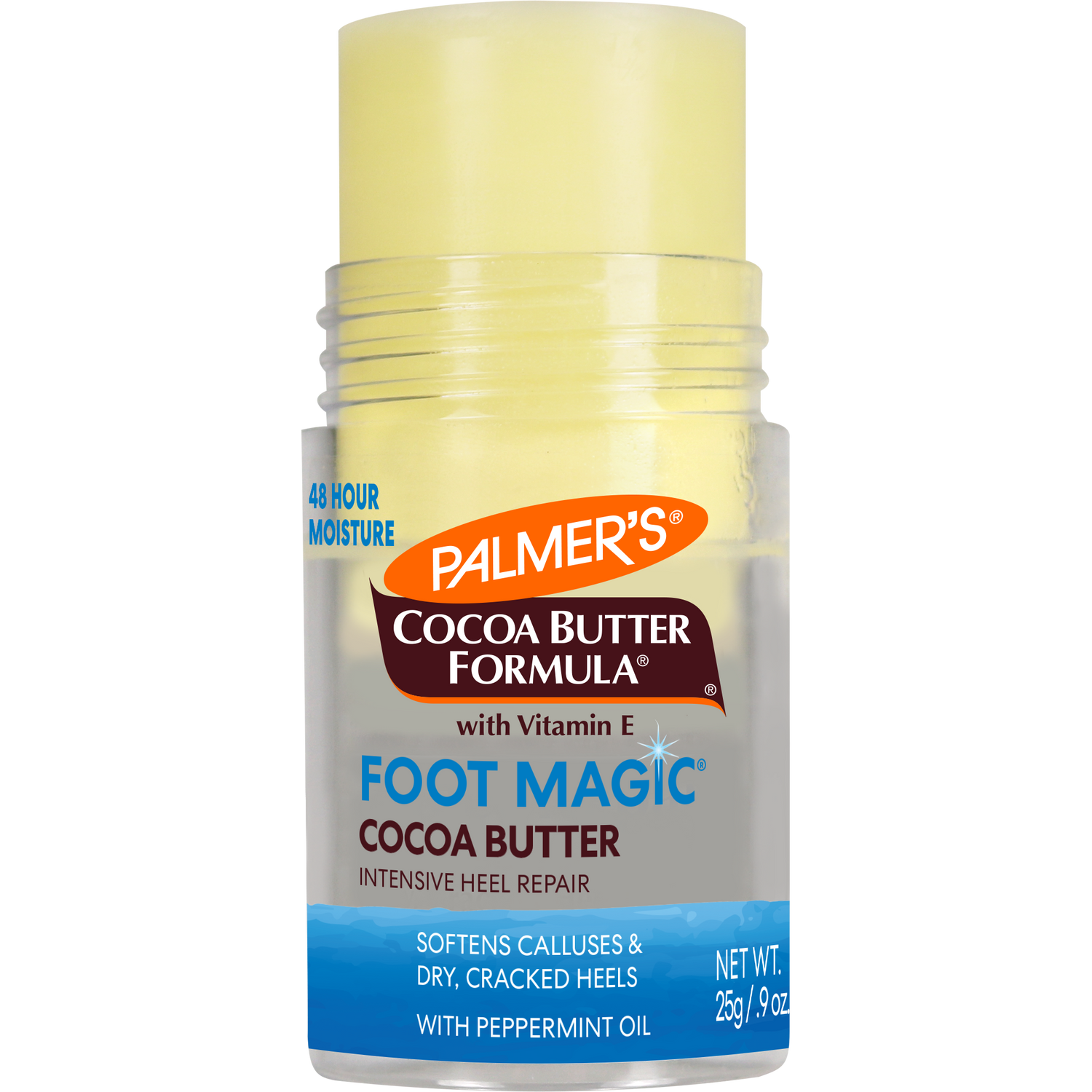 Palmer’s Foot Magic Heel Repair stick for dry, cracked heels.