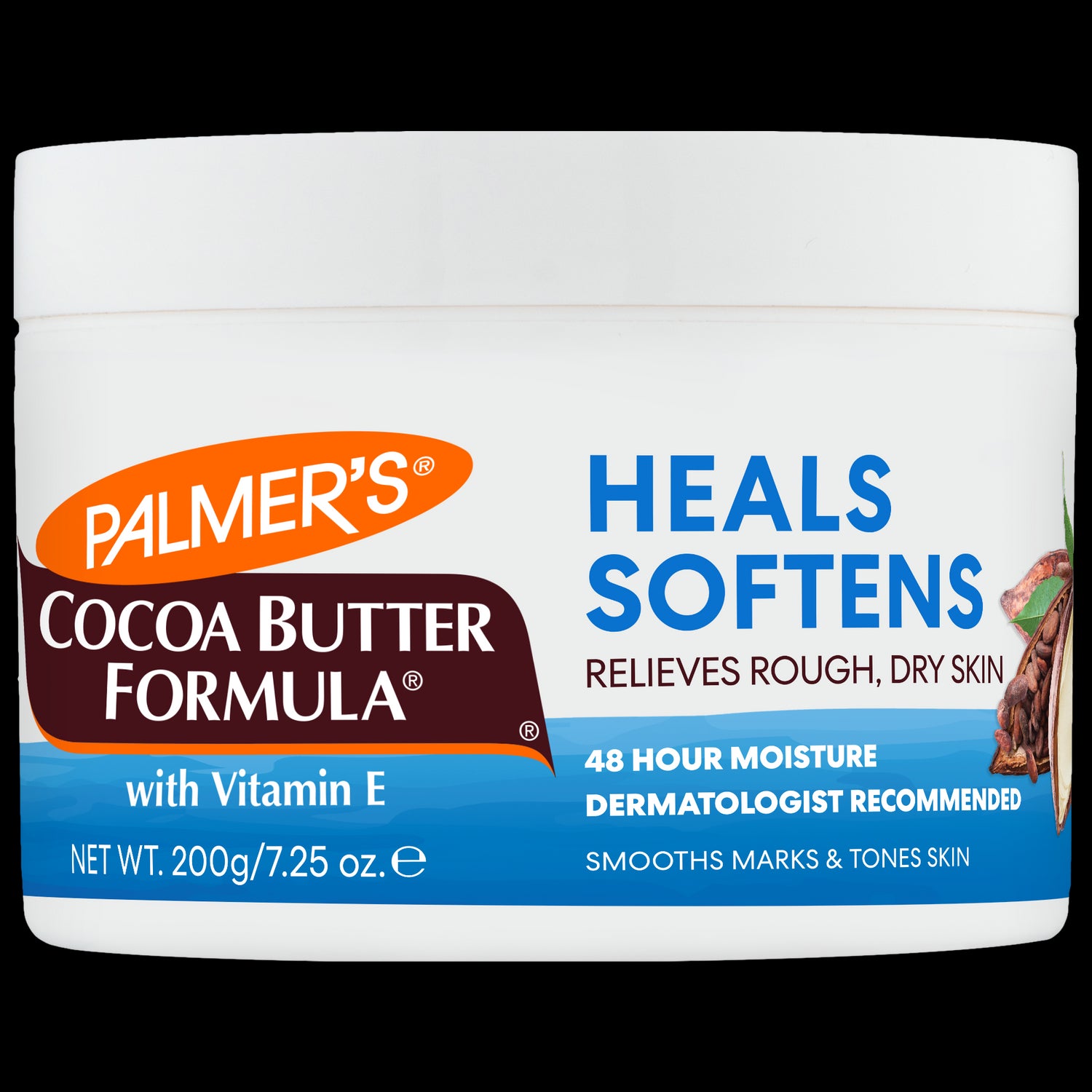 Original Solid Jar of Palmer’s Cocoa Butter for dry skin relief.