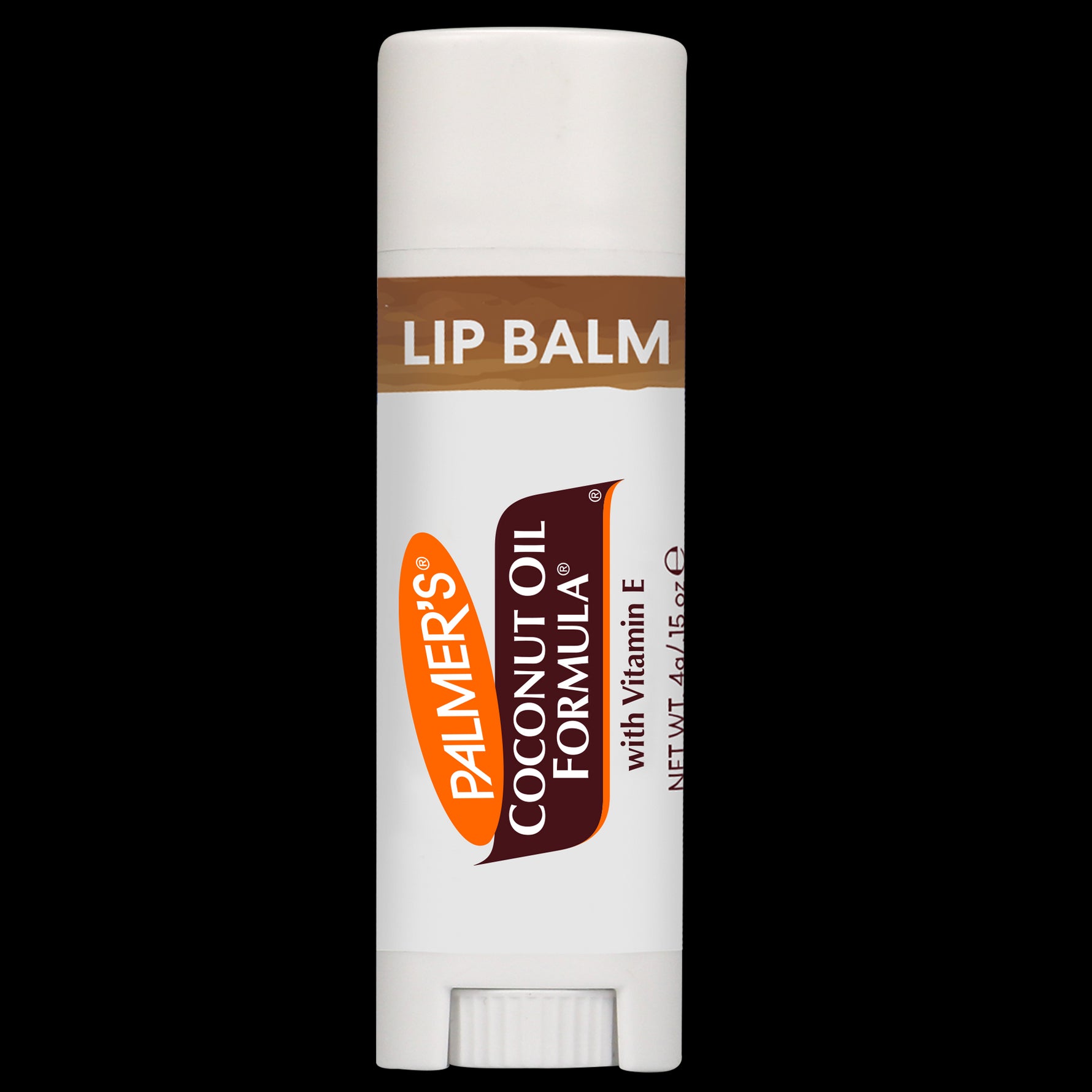 Coconut Hydrate Lip Balm in white twist-up tube, Palmer’s brand.