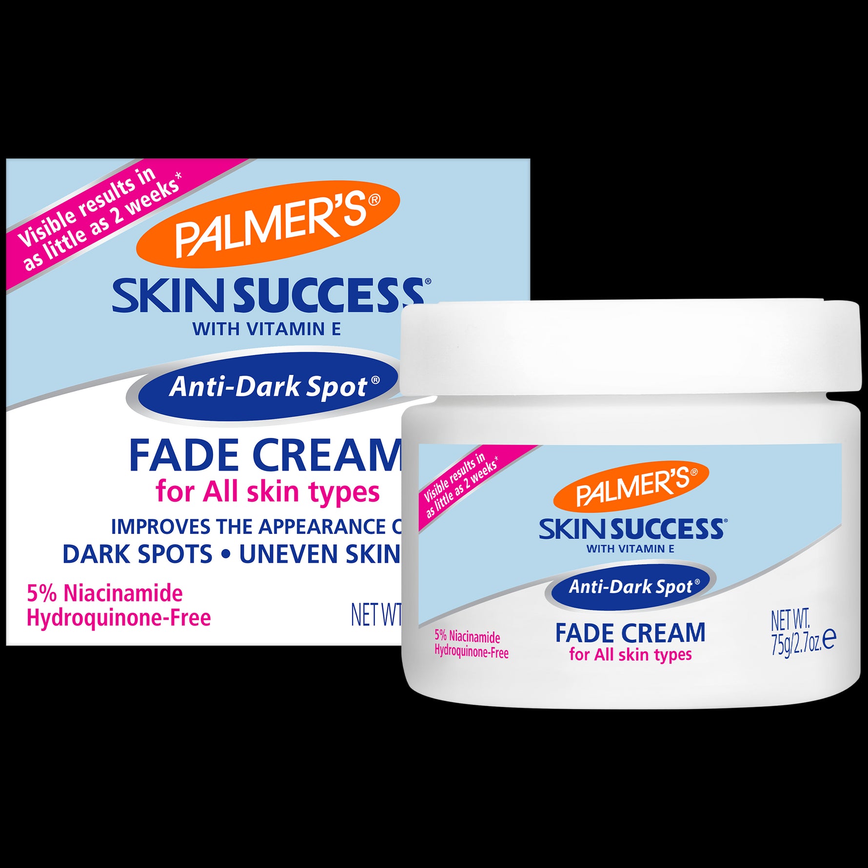 Palmer’s Skin Success Anti-Dark Spot Fade Cream packaging.