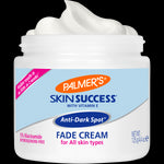 Anti-Dark Spot Fade Cream for all skin types, open jar.
