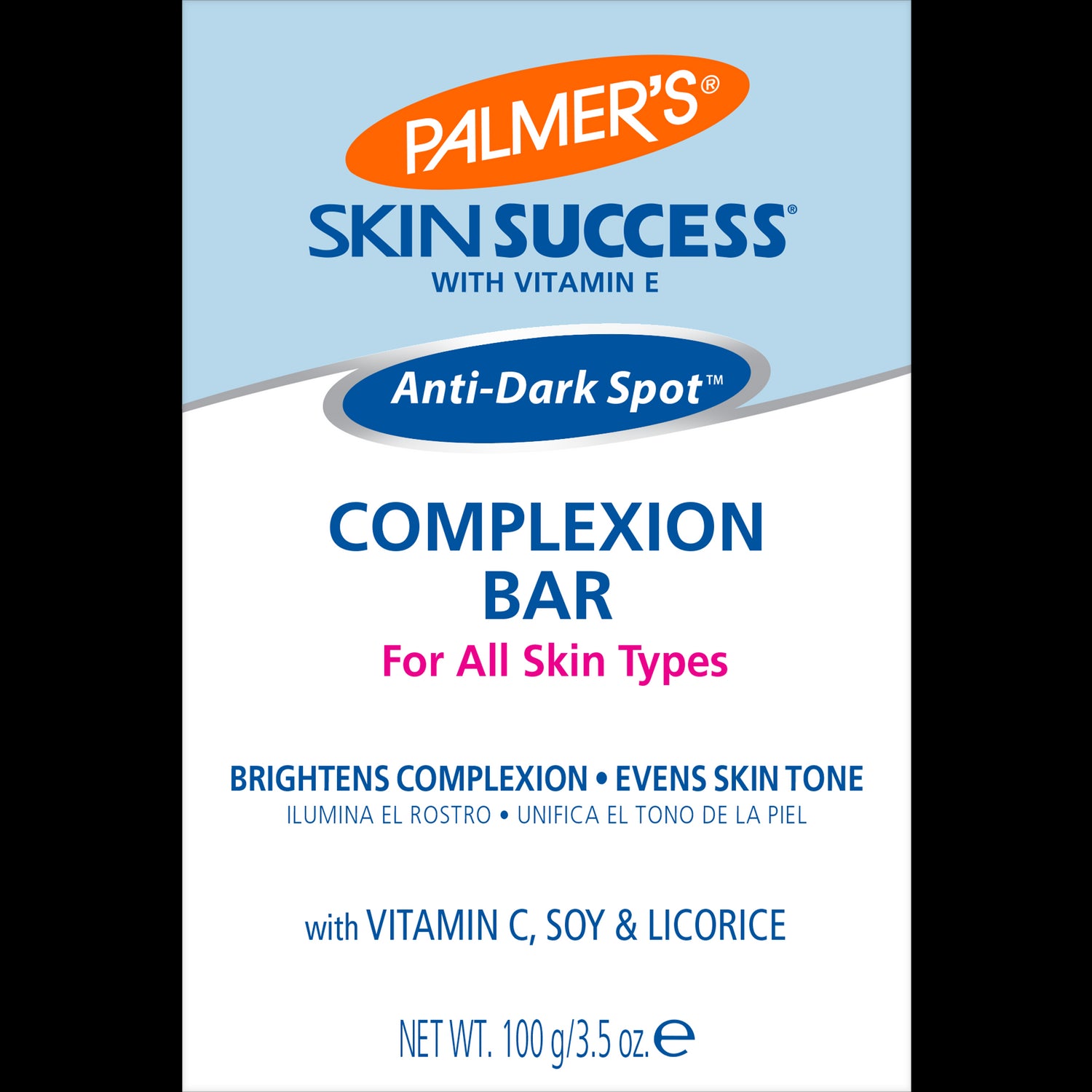 Palmer's Anti-Dark Spot Complexion Bar, brightens, evens skin tone, 100g.