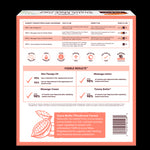 Complete Pregnancy Stretch Mark Care Kit back panel detailing regimen and benefits.