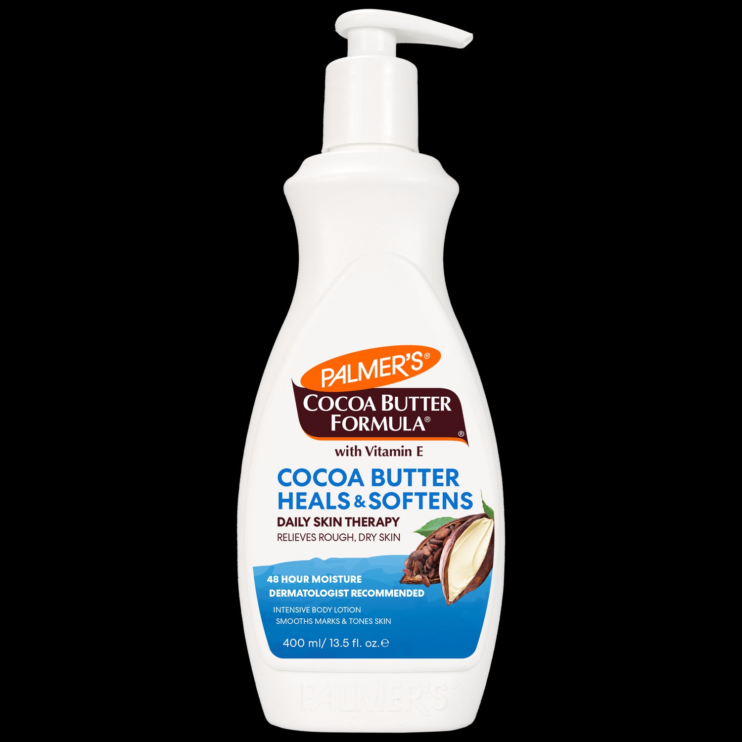 Daily Skin Therapy Cocoa Butter Body Lotion pump bottle.