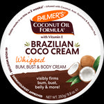 Palmer's Brazilian Coco Whipped Cream jar label.